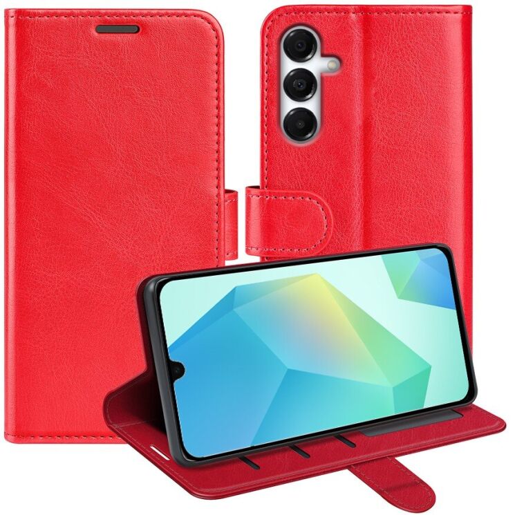 Чехол-книжка Deexe Wallet Style для Samsung Galaxy A17 (A175) - Red: фото 5 из 9