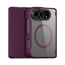 Чохол-книжка DUX DUCIS Skin X Pro Magnetic (FF) для iPhone Duo - Dark Cherry: фото 1 з 11