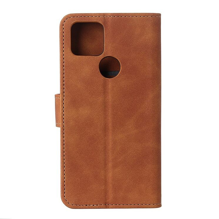 Чехол-книжка с застежкой KHAZNEH Retro Wallet для Google Pixel 4a 5G - Brown: фото 2 из 11