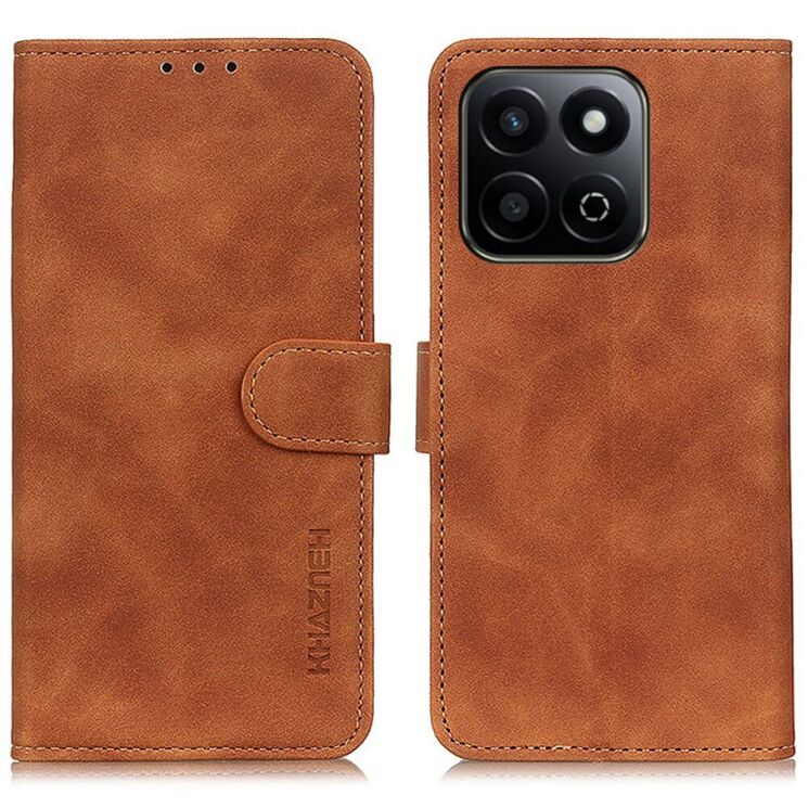 Чехол-книжка KHAZNEH Retro Wallet для Honor 200 Smart - Brown: фото 1 из 8