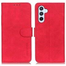 Чехол-книжка KHAZNEH Retro Wallet для Samsung Galaxy A16 (A165) - Red: фото 1 из 8