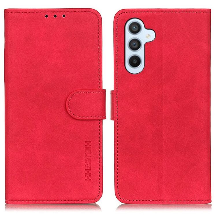 Чехол-книжка KHAZNEH Retro Wallet для Samsung Galaxy A16 (A165) - Red: фото 1 из 8