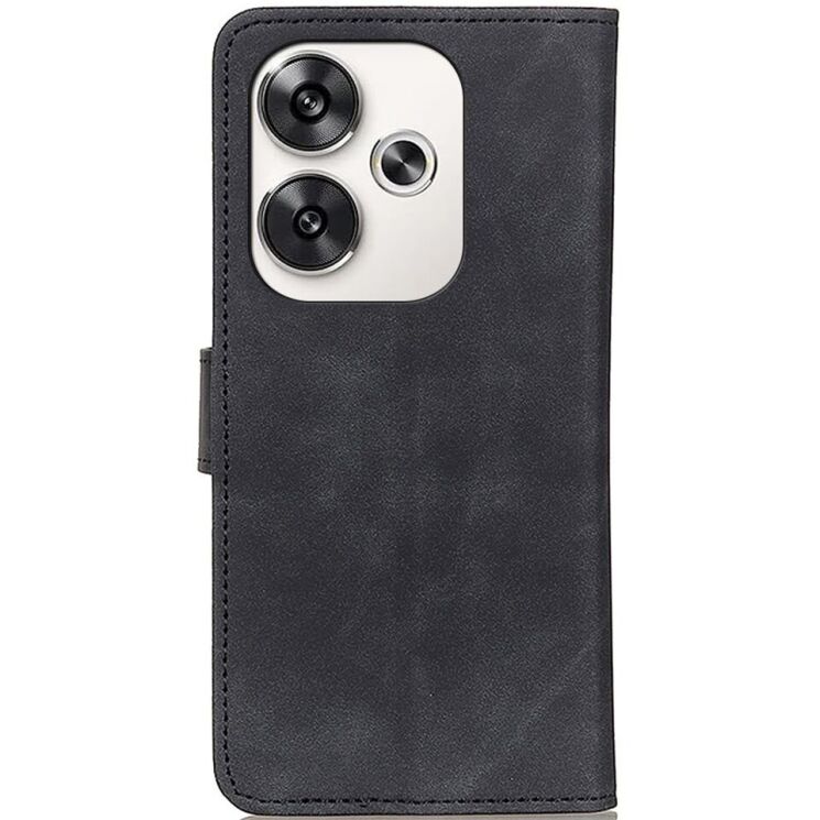 Чехол-книжка KHAZNEH Retro Wallet для Xiaomi Poco F6 - Black: фото 5 из 9