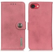 Чехол-книжка KHAZNEH Wallet Cover для Apple iPhone 16e - Pink: фото 1 из 9