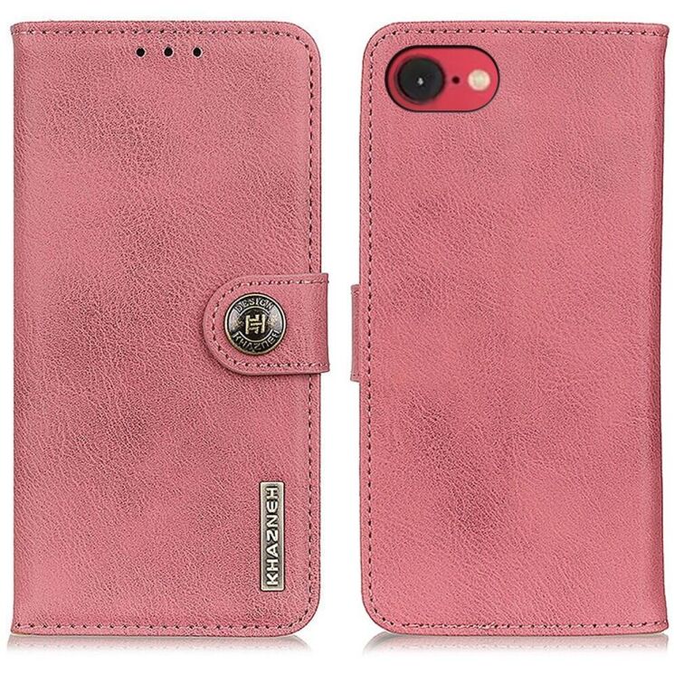 Чехол-книжка KHAZNEH Wallet Cover для Apple iPhone 16e - Pink: фото 1 из 9