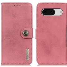 Чехол-книжка KHAZNEH Wallet Cover для Google Pixel 8A - Pink: фото 1 из 8