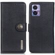 Чехол-книжка KHAZNEH Wallet Cover для Motorola Edge 30 Neo - Black (319604B)