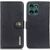 Чехол-книжка KHAZNEH Wallet Cover для Motorola Edge 50 Neo - Black: фото 1 из 8
