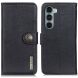 Чехол-книжка с застежкой KHAZNEH Wallet Cover для Motorola Moto G200 - Black (293415B). Фото 1 из 8