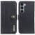 Чехол-книжка с застежкой KHAZNEH Wallet Cover для Motorola Moto G200 - Black: фото 1 из 8