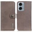 Чехол-книжка KHAZNEH Wallet Cover для Motorola Moto G24 / G04 / G04s / E14 - Khaki (347830K)