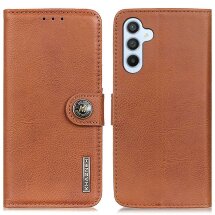Чехол-книжка KHAZNEH Wallet Cover для Samsung Galaxy M35 (M356) - Brown: фото 1 из 9