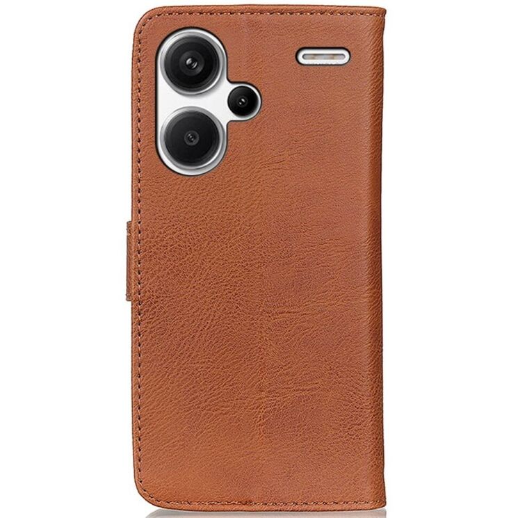 Чехол-книжка KHAZNEH Wallet Cover для Xiaomi Redmi Note 13 Pro+ - Brown: фото 5 из 8