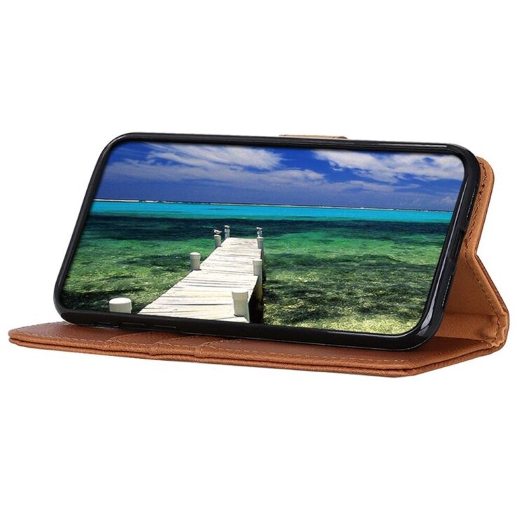 Чехол-книжка KHAZNEH Wallet Cover для Xiaomi Redmi Note 13 Pro+ - Brown: фото 3 из 8