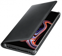 Чехол-книжка Leather Wallet Cover для Samsung Note 9 (N960) EF-WN960LBEGRU - Black: фото 1 из 10