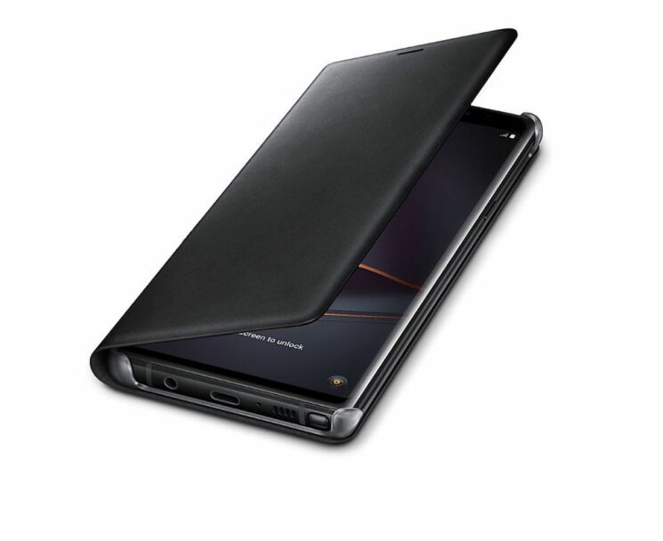 Чехол-книжка Leather Wallet Cover для Samsung Note 9 (N960) EF-WN960LBEGRU - Black: фото 8 из 10