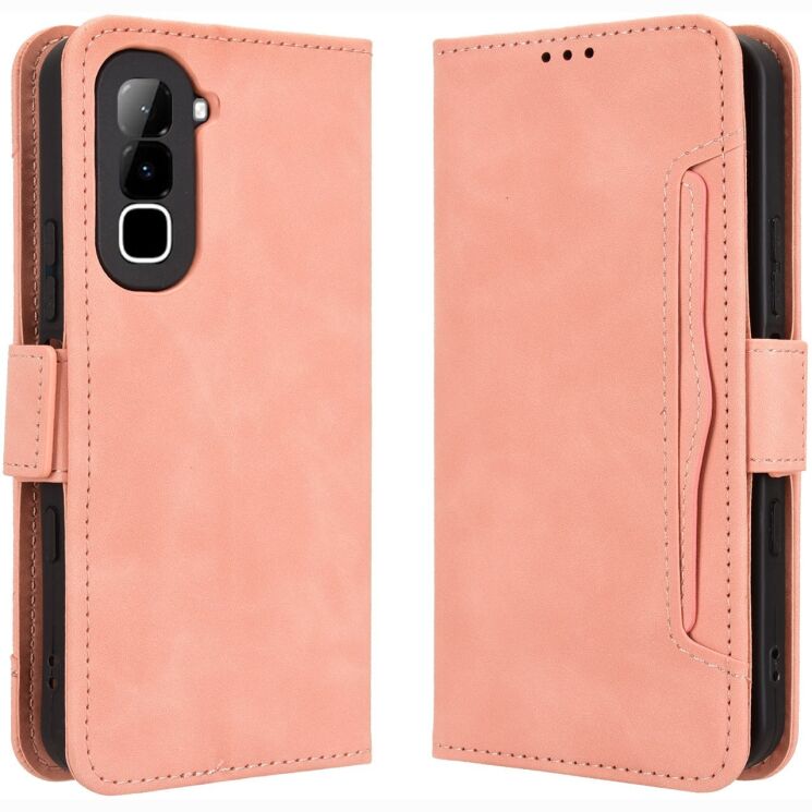 Чехол-книжка с карманами Deexe Wallet Stand для Infinix Hot 70 - Pink (422006P) Чехол-книжка с карманами Deexe Wallet Stand для Infinix Hot 70 - Pink: фото 1 из 17