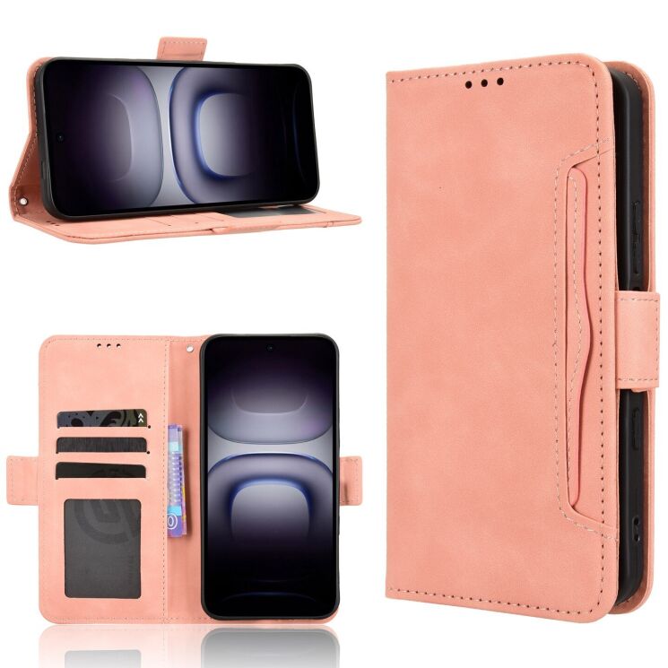 Чехол-книжка с карманами Deexe Wallet Stand для Infinix Hot 70 - Pink (422006P) Чехол-книжка с карманами Deexe Wallet Stand для Infinix Hot 70 - Pink: фото 8 из 17