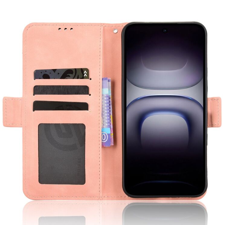 Чехол-книжка с карманами Deexe Wallet Stand для Infinix Hot 70 - Pink (422006P) Чехол-книжка с карманами Deexe Wallet Stand для Infinix Hot 70 - Pink: фото 5 из 17