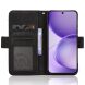 Чехол-книжка с карманами Deexe Wallet Stand для OPPO Reno 16 F/FS - Black (413401B). Фото 4 из 15