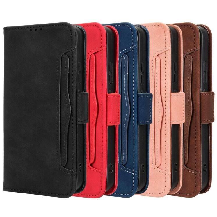 Чехол-книжка с карманами Deexe Wallet Stand для OPPO Reno 16 F/FS - Red (413401R) Чехол-книжка с карманами Deexe Wallet Stand для OPPO Reno 16 F/FS - Red: фото 8 из 15