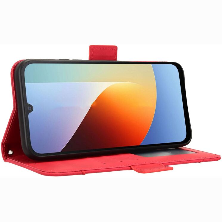 Чохол-книжка з кишеньками Deexe Wallet Stand для Xiaomi Redmi A7 Pro - Red: фото 5 з 15