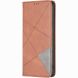 Чохол-книжка з кишеньками UniCase Geometric Pattern для Infinix Hot 70 - Brown (422001Z). Фото 2 з 10