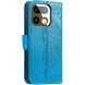 Чехол-книжка с рисунком UniCase Butterfly Pattern для Realme 16 Pro - Blue (428030L). Фото 6 из 9