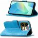 Чехол-книжка с рисунком UniCase Butterfly Pattern для Realme 16 Pro - Blue (428030L). Фото 4 из 9