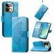 Чехол-книжка с рисунком UniCase Butterfly Pattern для Realme 16 Pro - Blue (428030L). Фото 7 из 9
