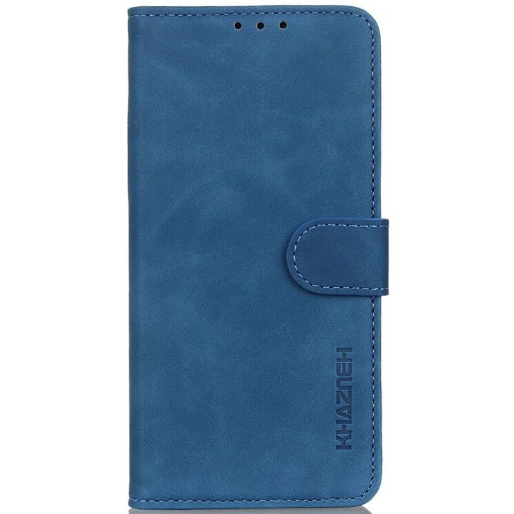 Чохол-книжка з застібкою KHAZNEH Retro Wallet для Samsung Galaxy S26 FE - Blue: фото 4 з 8