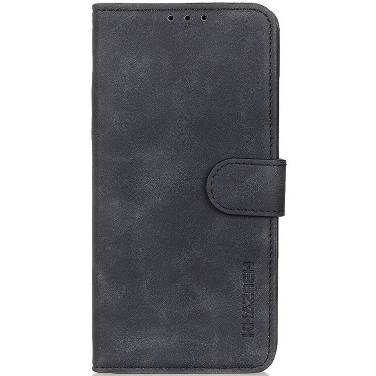 Чехол-книжка с застежкой KHAZNEH Retro Wallet для Samsung Galaxy S26 Ultra (S948) - Black: фото 4 из 8