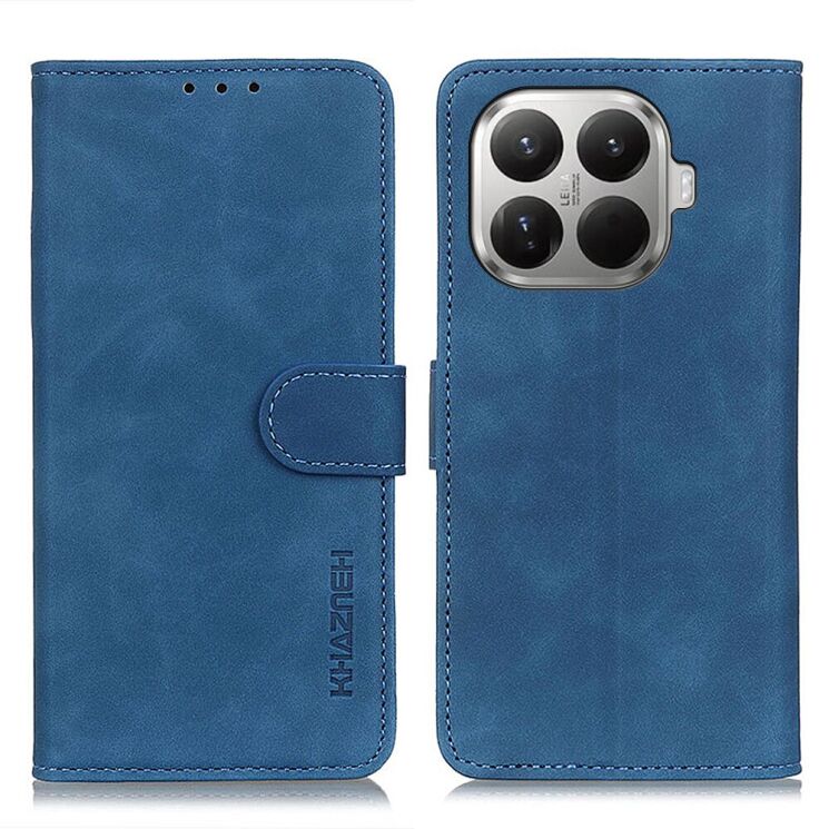 Чехол-книжка с застежкой KHAZNEH Retro Wallet для Xiaomi 17T - Blue: фото 1 из 10