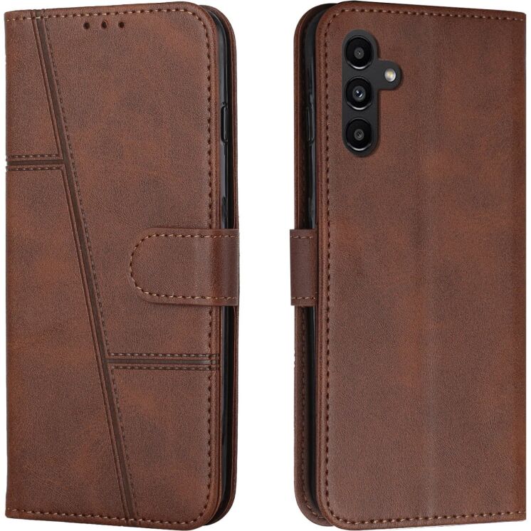Чехол-книжка с застежкой UniCase Jet Cover для Samsung Galaxy S26 FE - Brown: фото 1 из 10