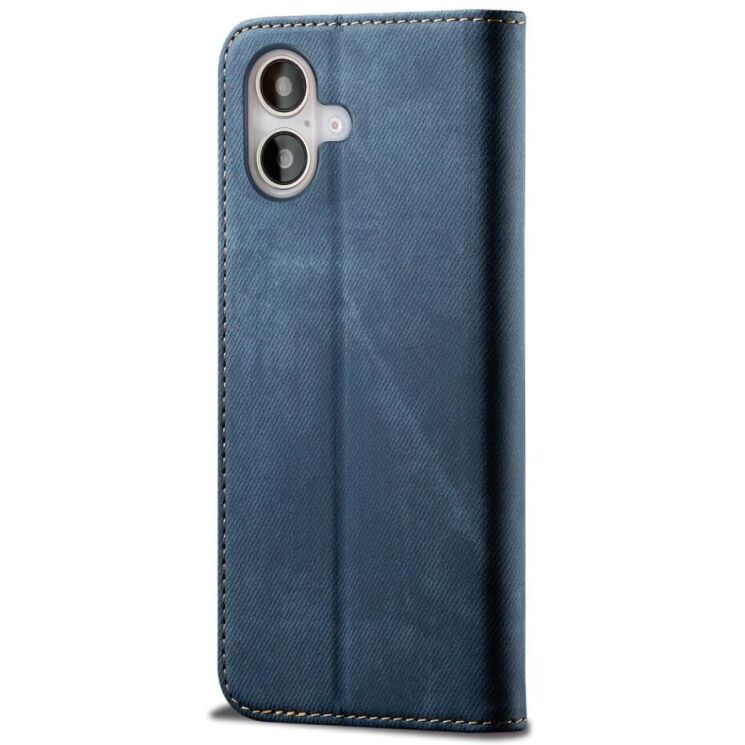 Чехол-книжка UniCase Jeans Wallet для Apple iPhone 16 Plus - Blue: фото 6 из 6