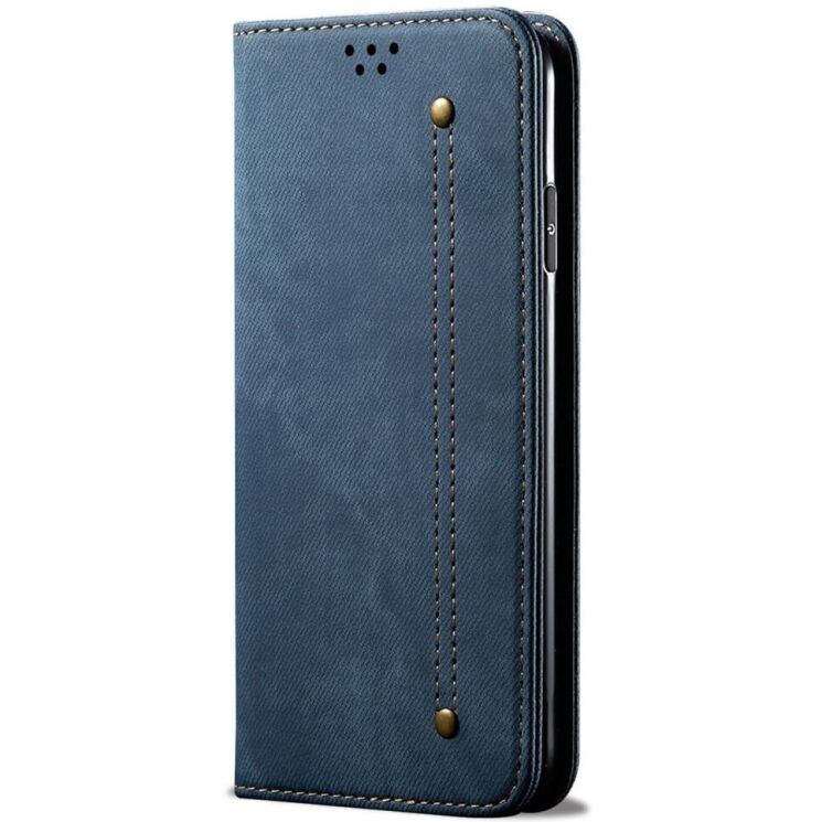 Чехол-книжка UniCase Jeans Wallet для Apple iPhone 16 Plus - Blue: фото 5 из 6
