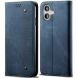 Чехол-книжка UniCase Jeans Wallet для Apple iPhone 16 Plus - Blue (360610L). Фото 1 из 6