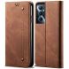 Чехол-книжка UniCase Jeans Wallet для Realme C65 - Coffee (353926C). Фото 1 из 6