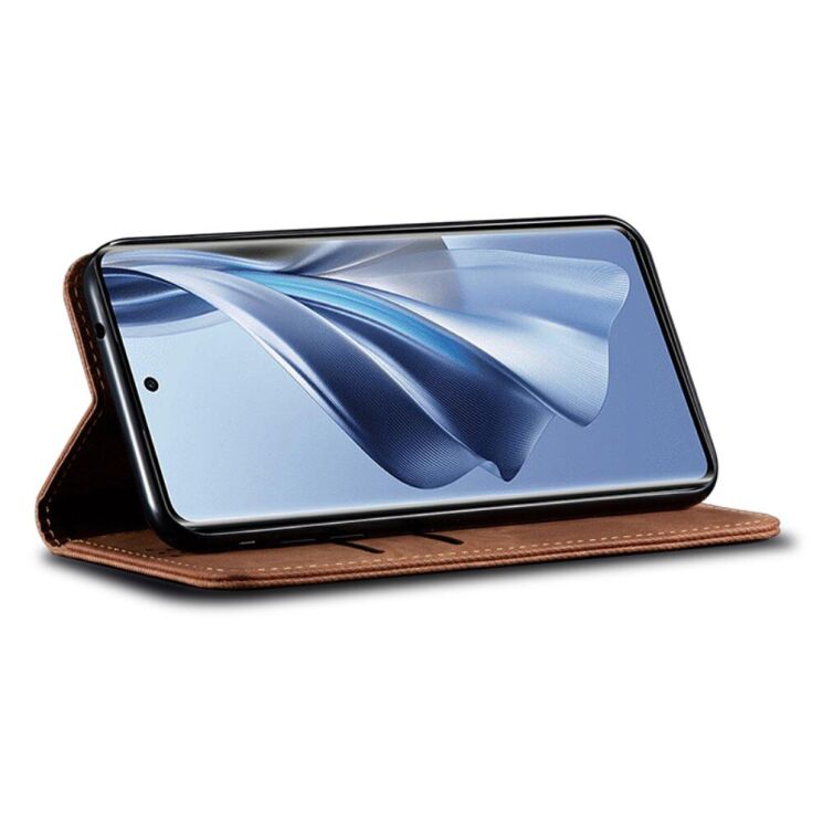 Чехол-книжка UniCase Jeans Wallet для Realme C65 - Coffee: фото 3 из 6