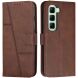 Чехол-книжка UniCase Jet Cover для Infinix Hot 50 Pro Plus - Brown (376205Z). Фото 1 из 10