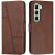 Чехол-книжка UniCase Jet Cover для Infinix Hot 50 Pro Plus - Brown: фото 1 из 10