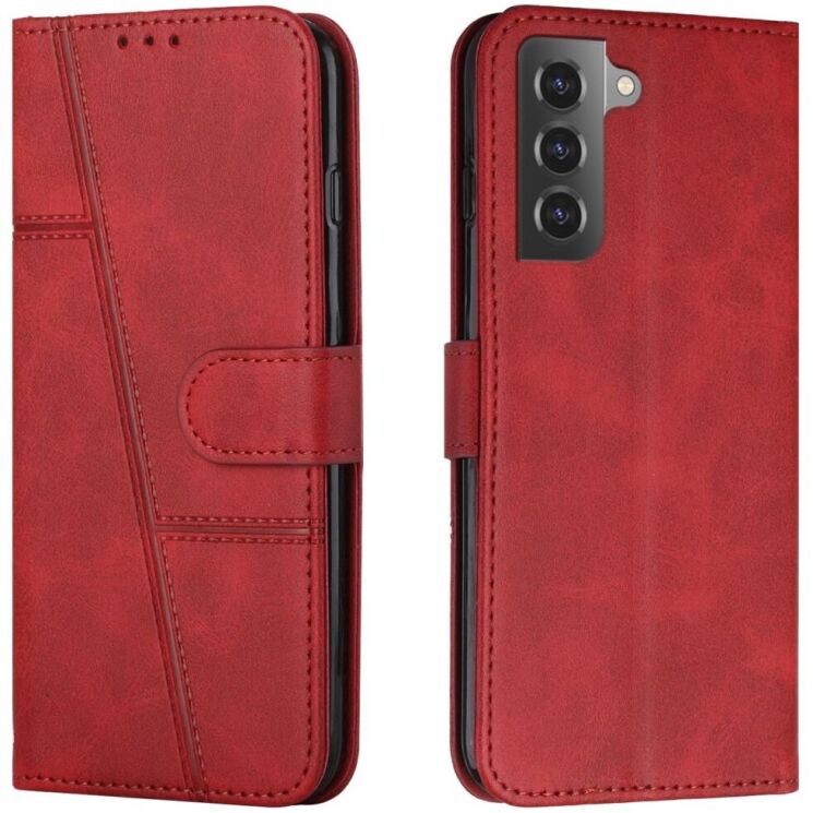 Чехол-книжка UniCase Jet Cover для Samsung Galaxy S22 (S901) - Red: фото 1 из 11