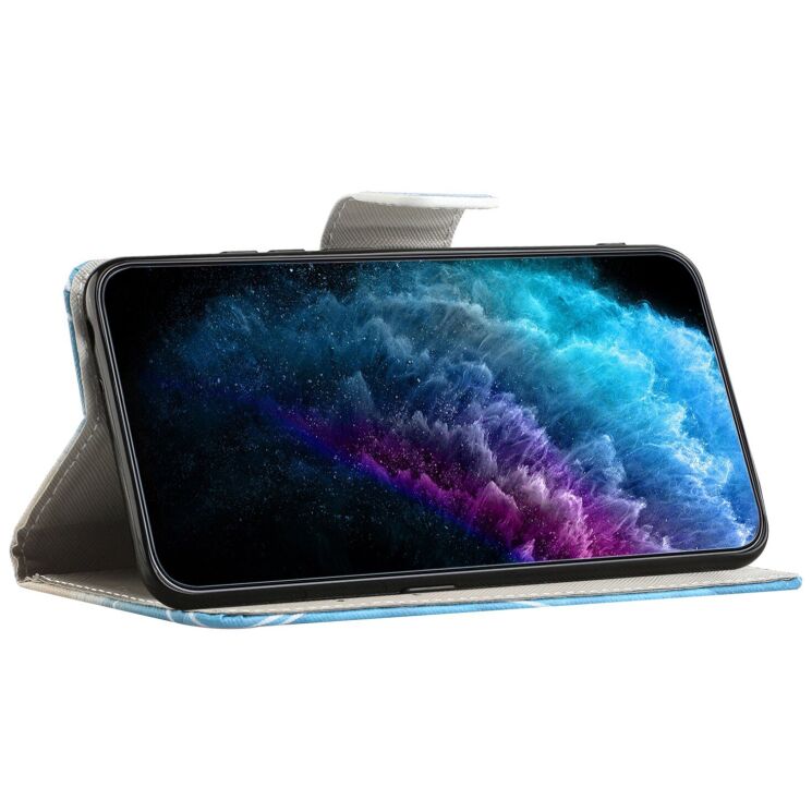 Чохол з малюнком Deexe Color Wallet для Motorola Moto G06 - Green Tree: фото 3 з 5