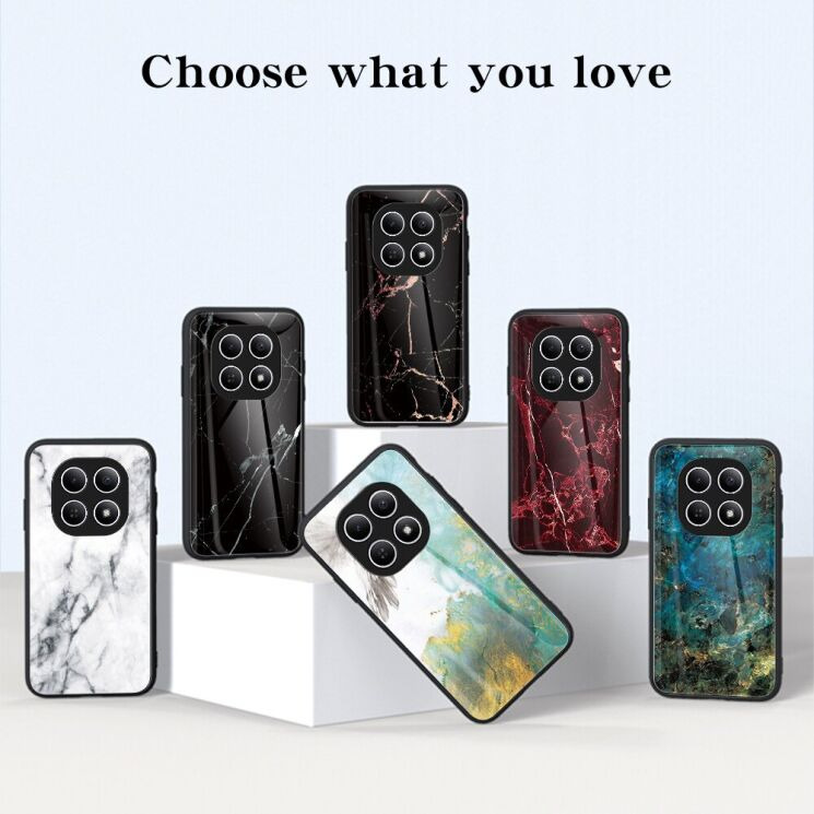 Чехол с рисунком Deexe Gradient Pattern для Xiaomi Redmi Note 15 5G / Poco M8 - Gold / Black: фото 8 из 8