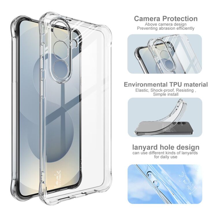 Чехол с усиленными углами IMAK Airbag MAX Case для Samsung Galaxy S26 Plus - Transparent (404366T) Чехол с усиленными углами IMAK Airbag MAX Case для Samsung Galaxy S26 Plus - Transparent: фото 5 из 7