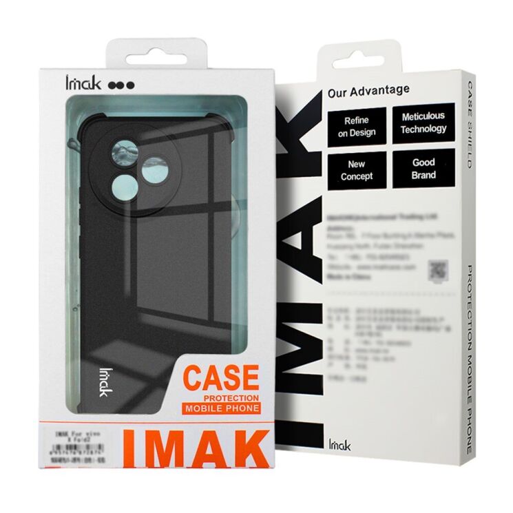 Чохол з посиленими кутами IMAK Airbag MAX Case для Xiaomi 15T Pro - Matte Black: фото 3 з 9