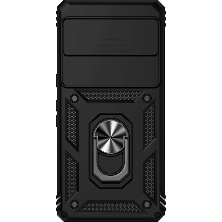 Чохол із захистом камери Deexe Armor Shield для Google Pixel 7 Pro - Black: фото 2 з 9