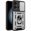 Чехол с защитой камеры Deexe Armor Shield для Motorola Moto G75 - Silver (367852S)
