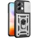 Чехол с защитой камеры Deexe Armor Shield для Xiaomi Redmi 17 - Silver (429023S). Фото 1 из 9
