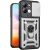 Чохол із захистом камери Deexe Armor Shield для Xiaomi Redmi 17 - Silver: фото 1 з 9